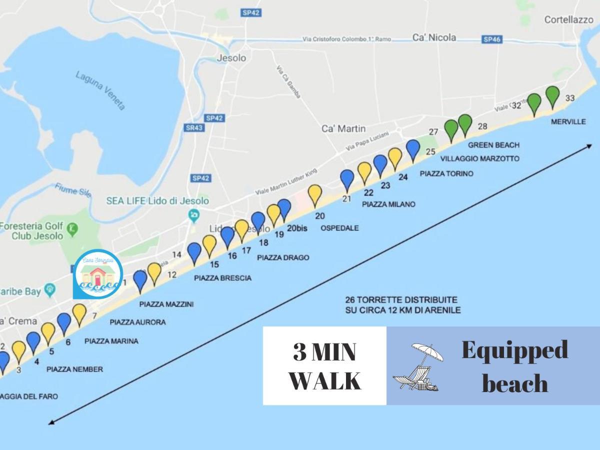 Casa Sbrindoli Daire Lido di Jesolo Dış mekan fotoğraf